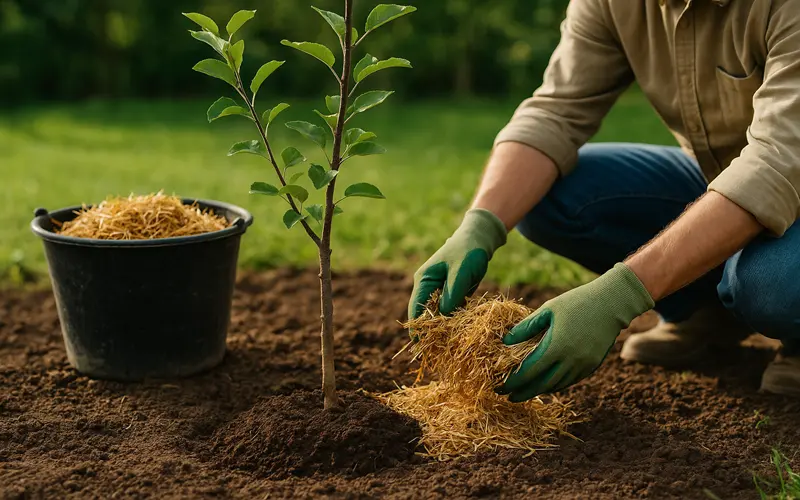 رسیدگی به درخت سیب در سال اول کاشت