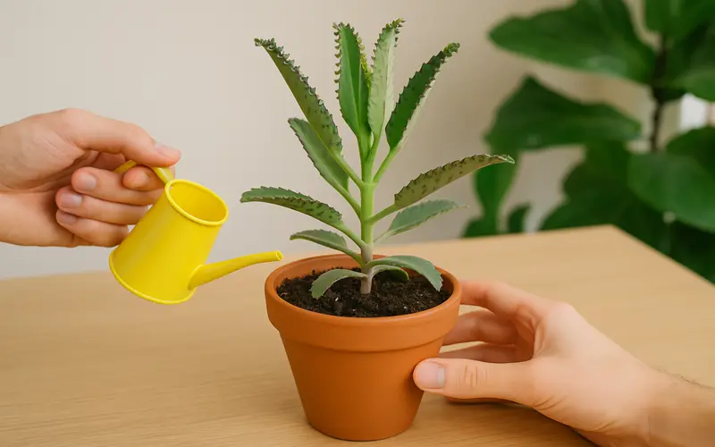 آبیاری گل اشک تمساح