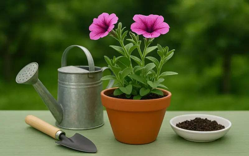 شرایط نگهداری گل اطلسی