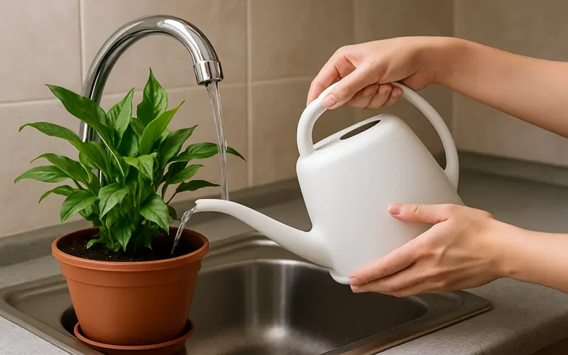 آب لولهکشی برای گیاهان
