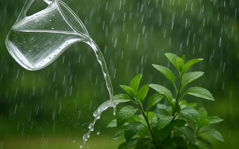آب باران؛ بهترین آب برای گیاهان