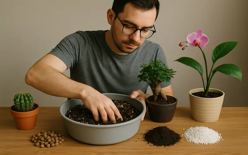 تهیه خاک مخصوص گیاهان خاص