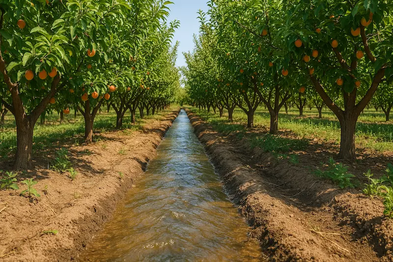 بهترین زمان روز برای آبیاری درختان