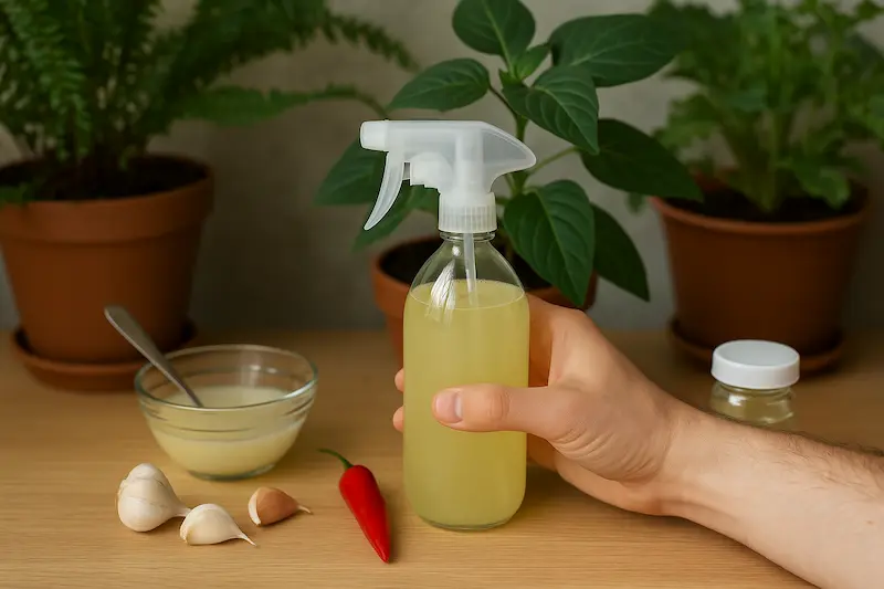 طریقه ساخت سم خانگی آسان برای گیاهان