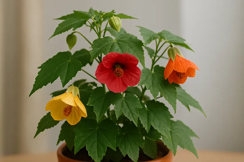 گل زنگولهای (Flowering Maple)