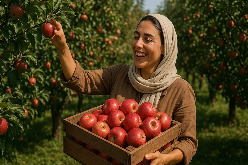 برداشت موفقتر سیب