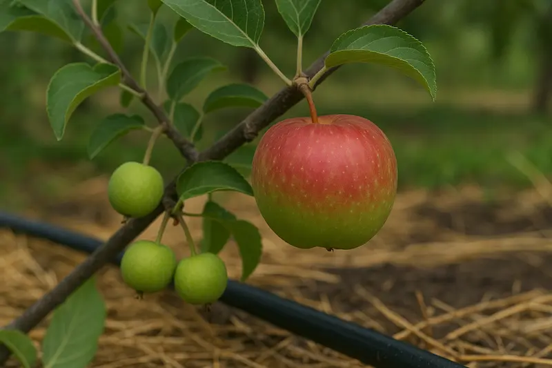 جلوگیری از ریز شدن میوه سیب