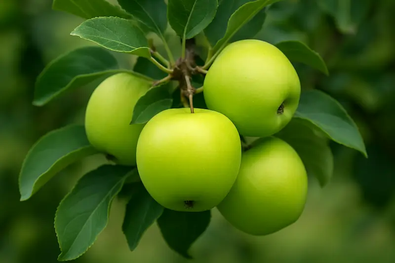 رسیدگی سیب سبز ترش