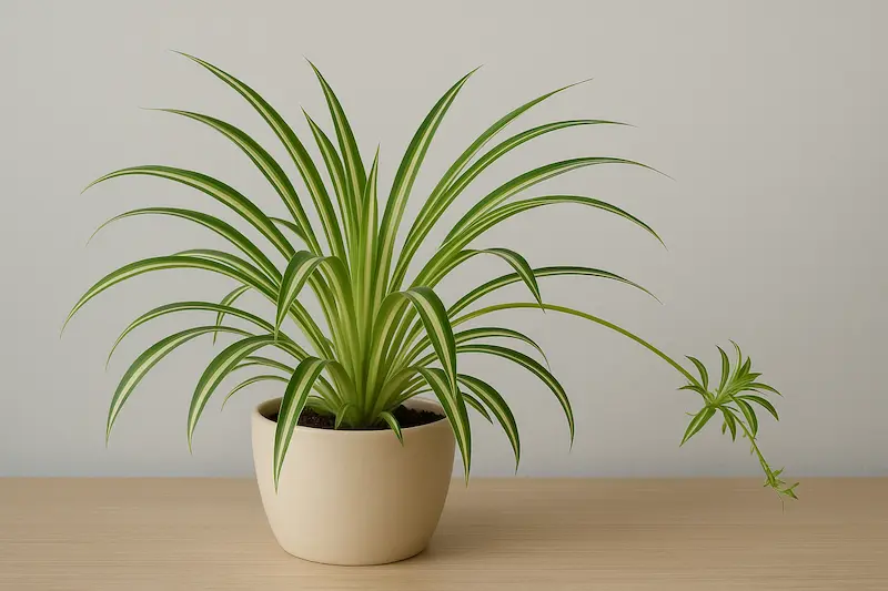 گندمی (Spider Plant / گیاه عنکبوتی)