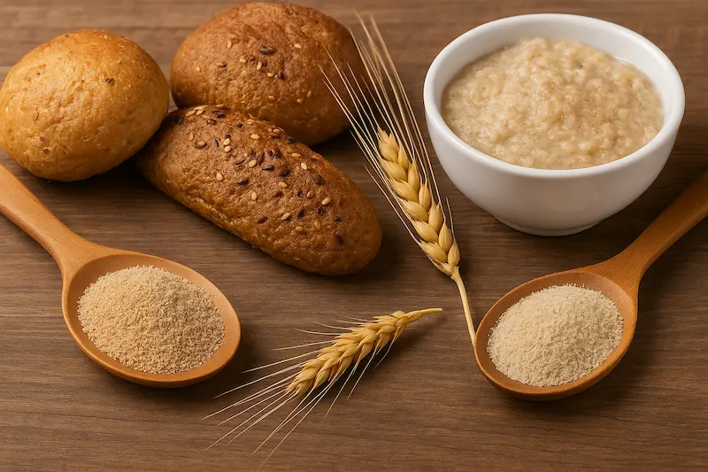 طعم سبوس برنج و گندم و کاربرد آنها در آشپزی