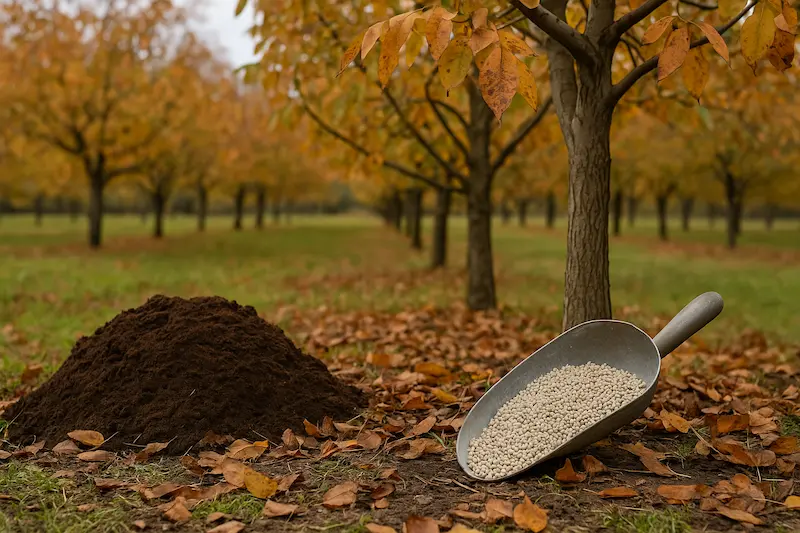 بهترین کود برای درخت گردو در پاییز