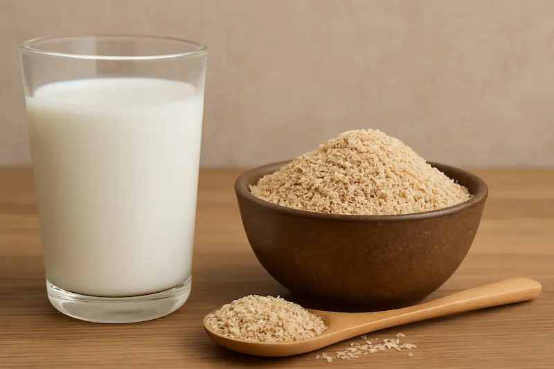 چگونه سبوس برنج با شیر را مصرف کنیم که چاق نشویم؟