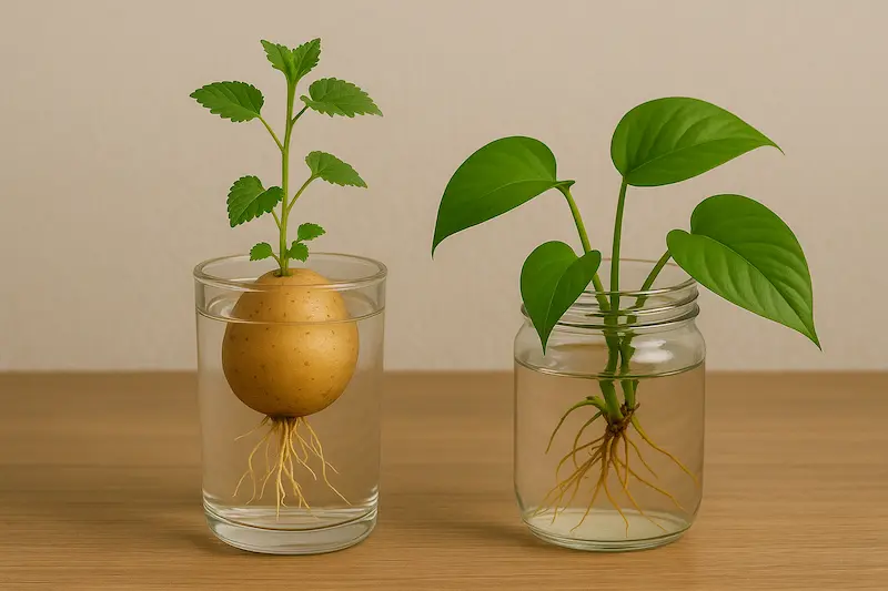 سیبزمینی در آب چه تفاوتی با پتوس دارد؟