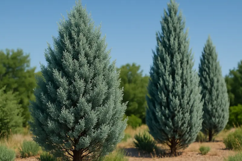 7. سرو نقره‌ای (Cupressus arizonica) – زیبای مقاوم