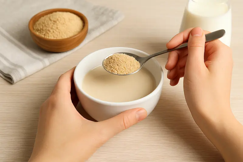 طریقه مصرف سبوس برنج پایدار شده