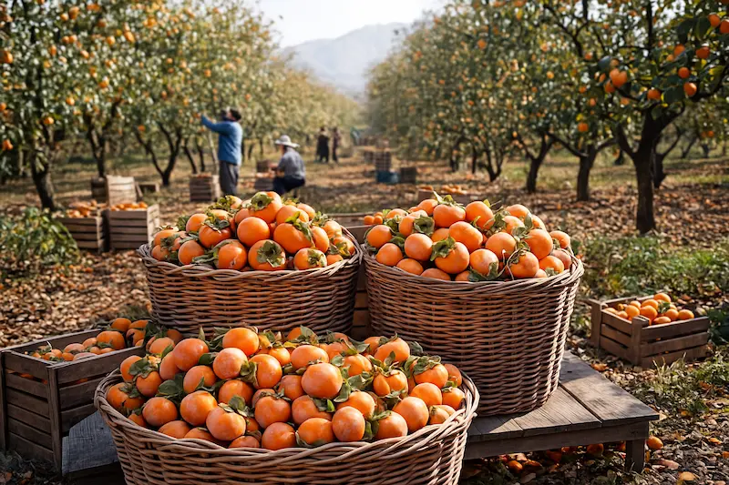 برداشت خرمالو در اقلیمهای ایران