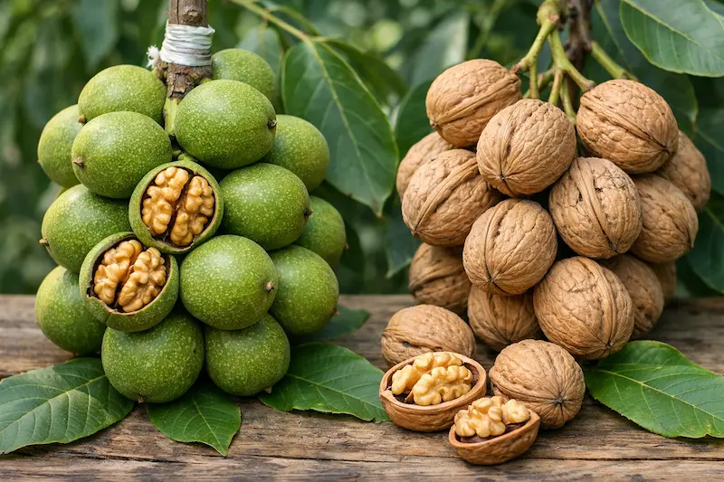 ارقام خوشه‌ای و پیوندی گردو