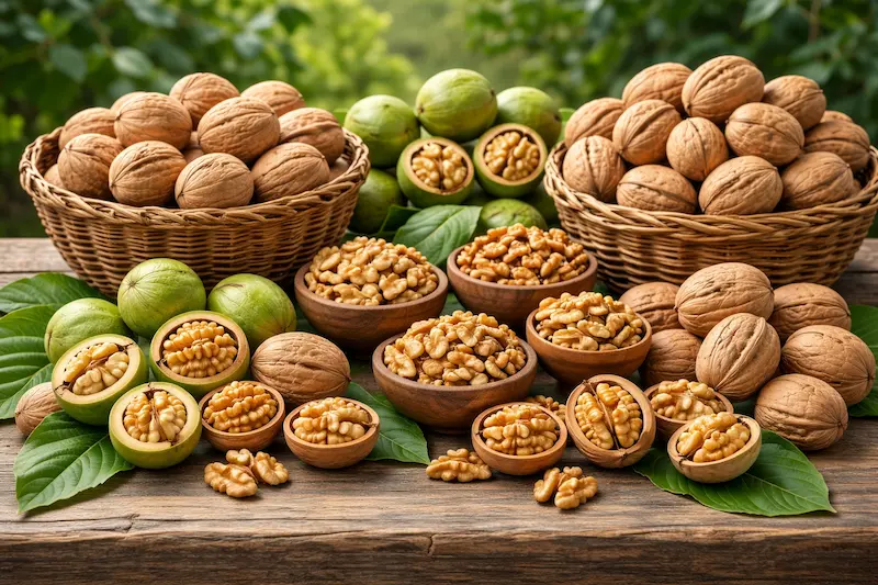 انواع و ارقام گردو