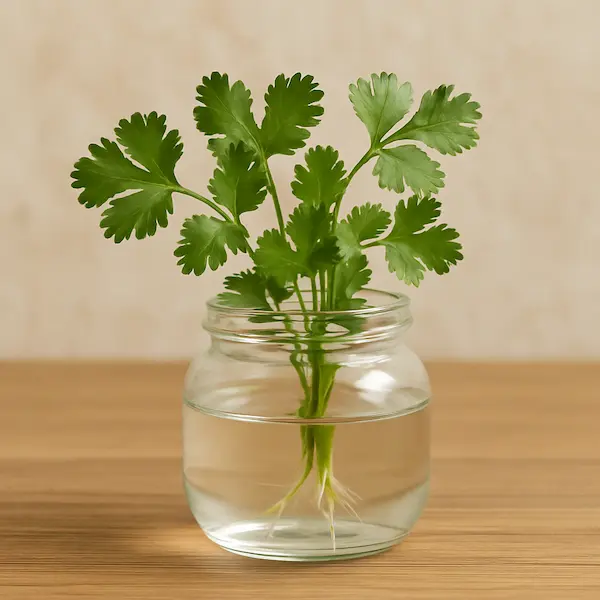 تکثیر گشنیز در آب
