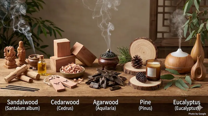 انواع چوب معطر و موارد استفاده آنها