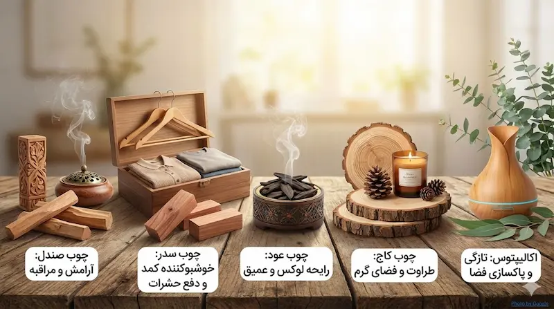 درختان خوشبو و نقش آنها در زندگی روزمره