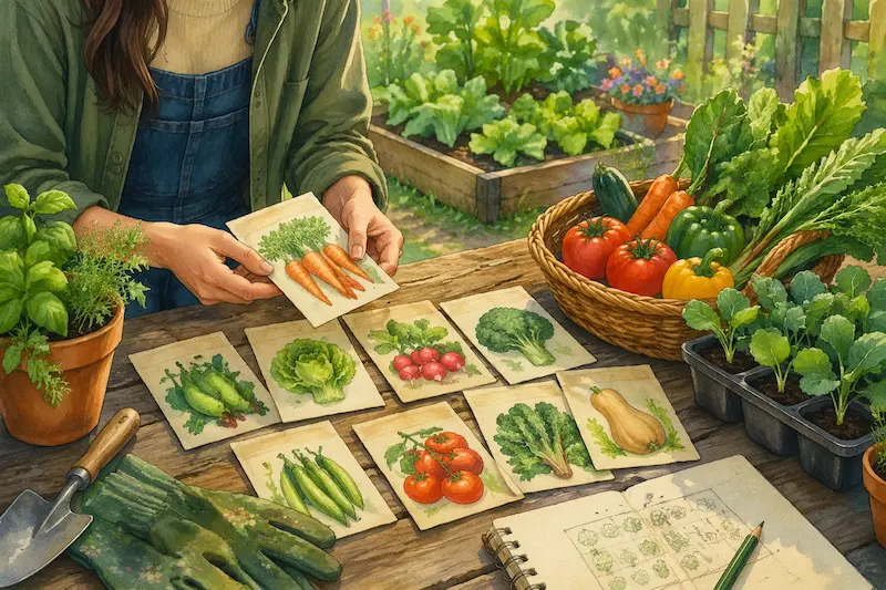 کاشت بذر سبزی