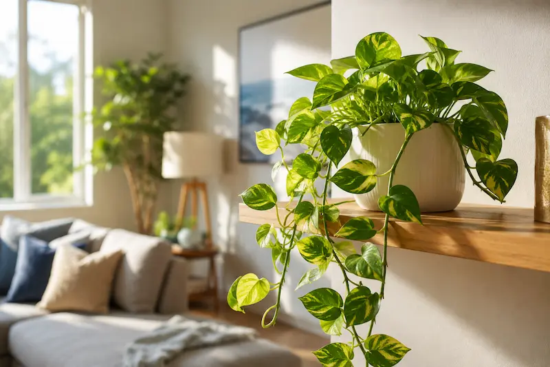 2. پوتوس (Pothos) – دوست همیشه همراه