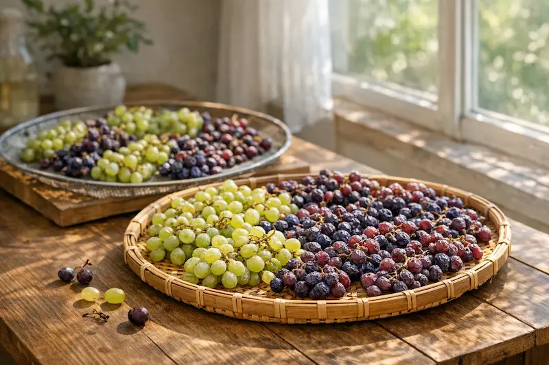 چگونه انگور را به کشمش تبدیل کنیم؟