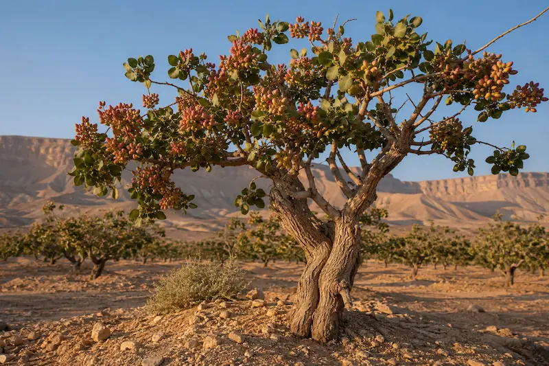 ۲. پسته؛ طلای سبز از دل کویر