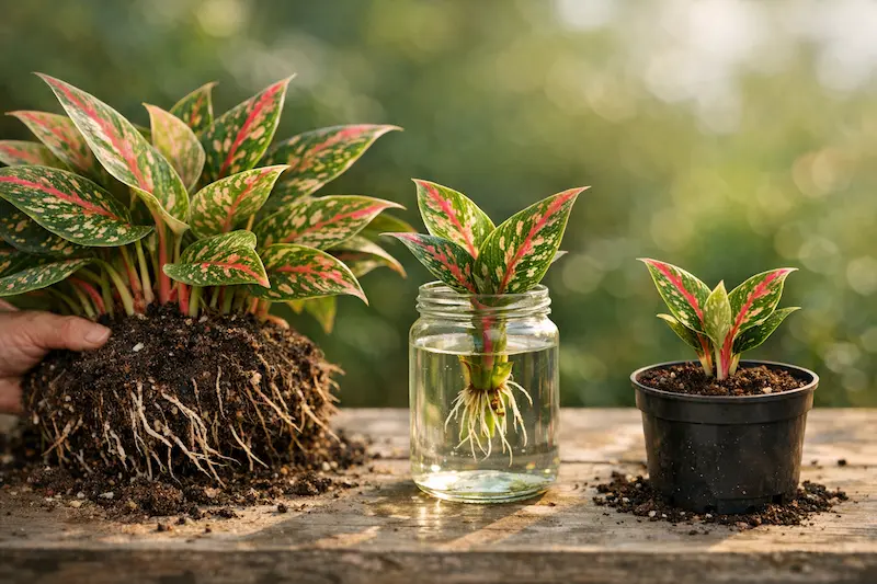 بهترین زمان برای تکثیر آگلونما