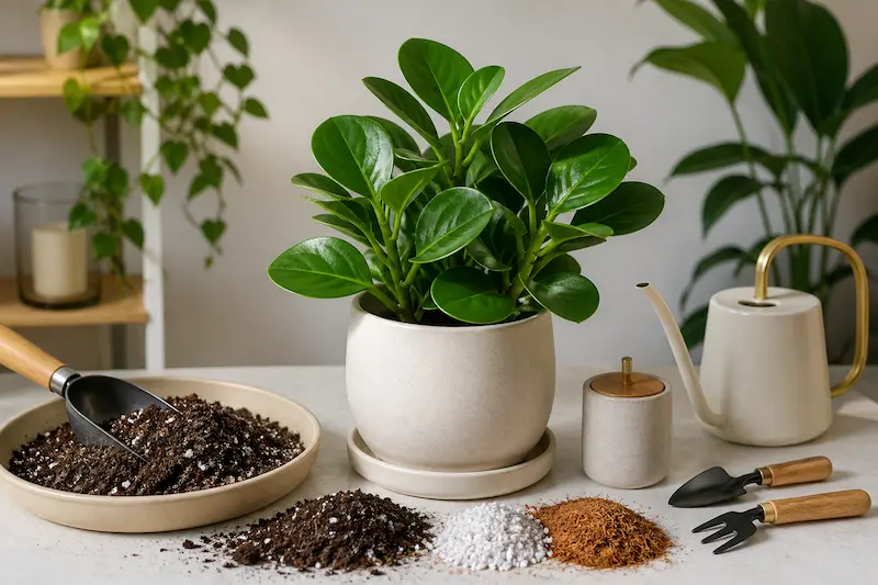 بهترین خاک برای گل قاشقی