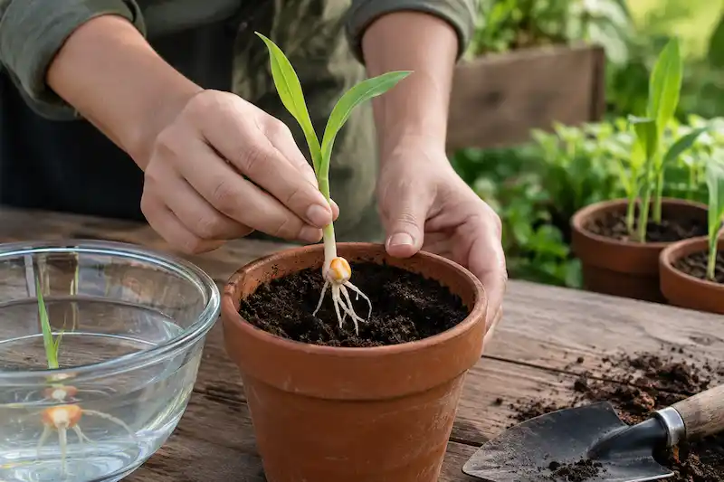 بعد از جوانه زدن ذرت چه کار کنیم؟